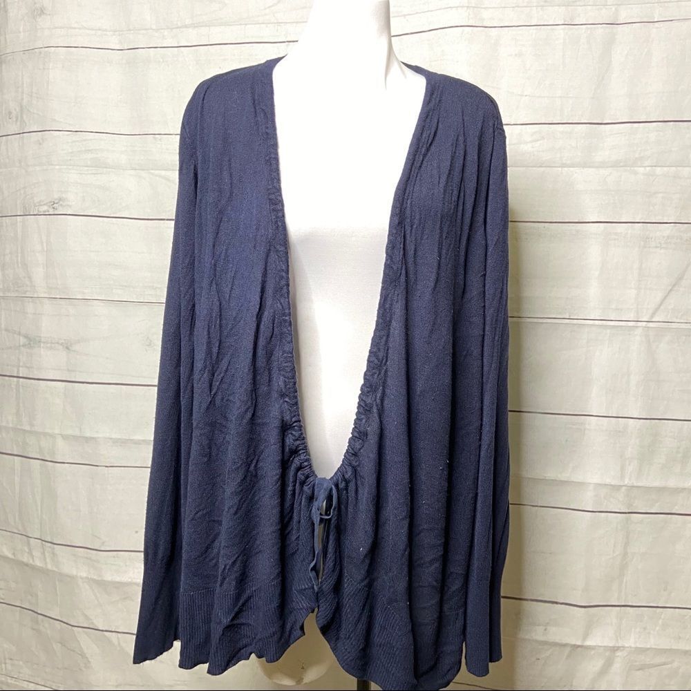 Izod cardigan Xl deep Navy blue almost black women